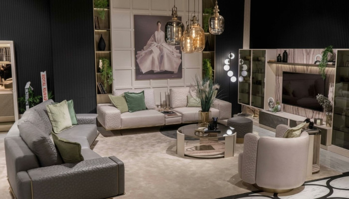 Sofa sets living room 4+1+1 set sofa set modern design furniture