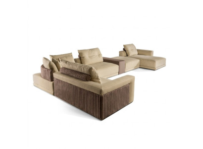 Living room corner sofa U-shaped couch seat upholstery set modern sofa new