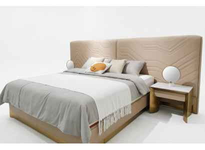 Elegant double bed luxurious bedroom bed stylish bed