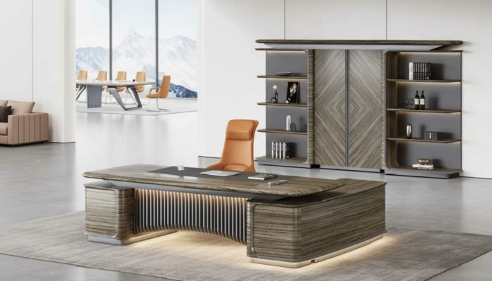 Office set corner desk cabinet group suite 2-piece desk