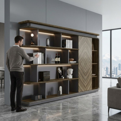 Design cupboard bookcase file shelf office furniture shelf office