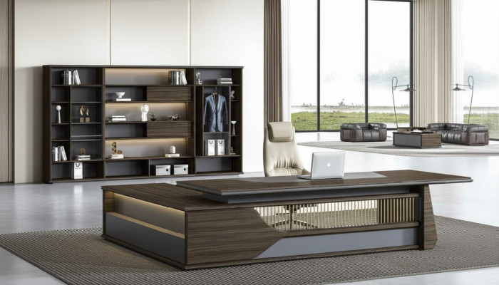 Corner desk office furnishings executive room furniture design desk