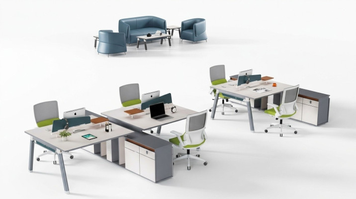 Office furniture desks team table counter office furniture