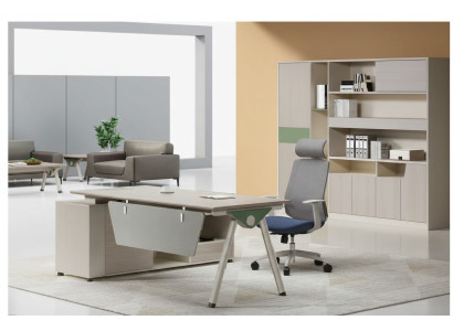 Corner desk modern office furniture luxury design office setup