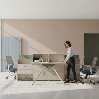 Office desk modern study room furniture luxury decor table