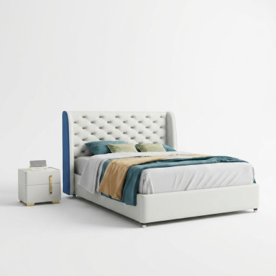 Bedroom furniture designer bed bed frame double beds elegance wood