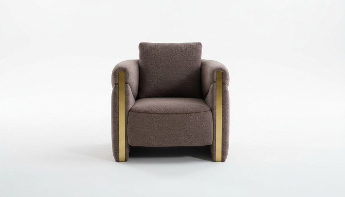 Design Armchair Luxury Armchair Relax Textile Armchair Club Lounge Modern Luxury