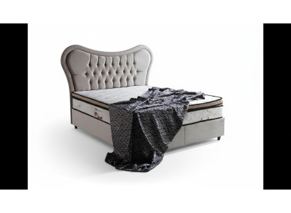 Bed Design Beds Luxury Beige Upholstery Bedroom Furniture Chesterfield 160x200