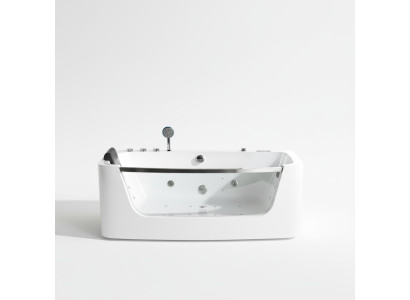 Luxury whirlpool bathtub 150x80cm glass front tub bathtubs luxury tubs