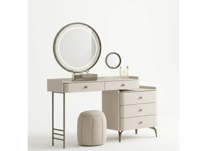 Elegant white dressing table for bedroom