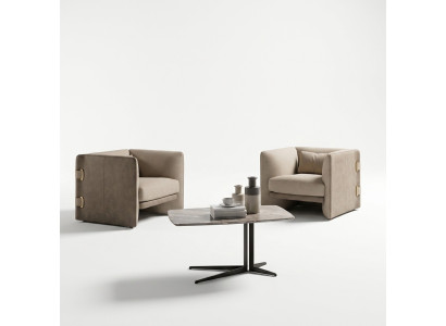 2x armchairs with coffee table living room complete furniture design décor set