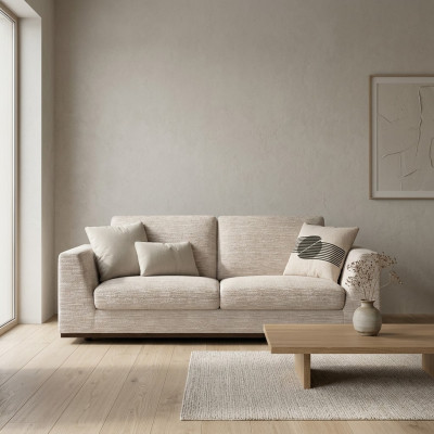 Upholstered furniture two-seater sofa design living room furnishings modern textile