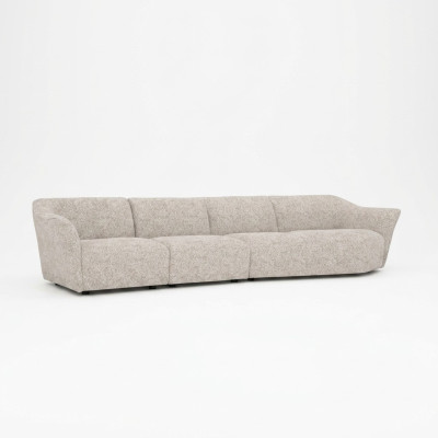 Living room modern white sofa four-seater couch upholstered furniture modern design