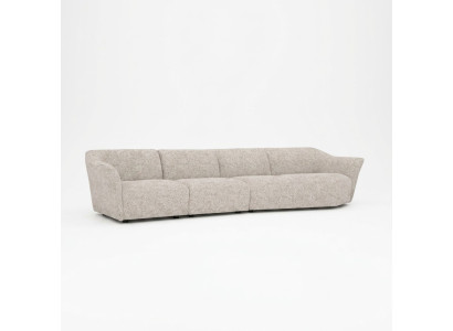Living room modern white sofa four-seater couch upholstered furniture modern design