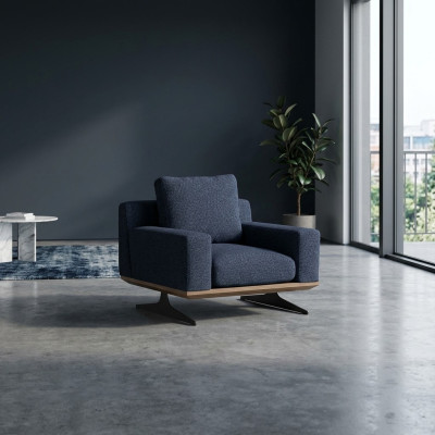 Modern armchair designer furnishing luxury upholstery fabric upholstered armchair new