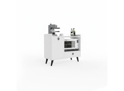 Dining room cabinet coffee cabinet modern design white color rectangular