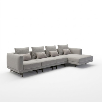 Corner Set Luxury Complete Corner Sofa L-Shape Designer Sofa Modern Furnishing