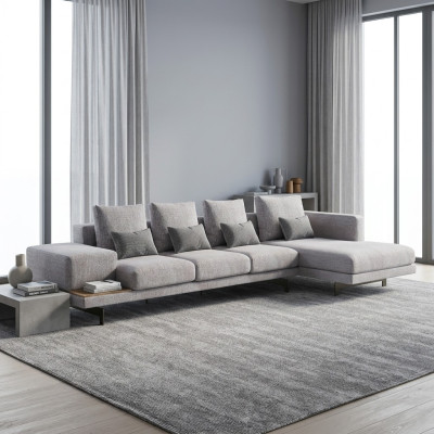 Upholstered furniture corner furniture living room corner sofa L-shape designer suite