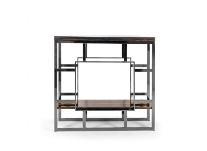 Console table wood table stainless steel console luxury living room design