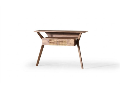 Living Room Luxury Console Table Brown Wood Table Modern Design Console