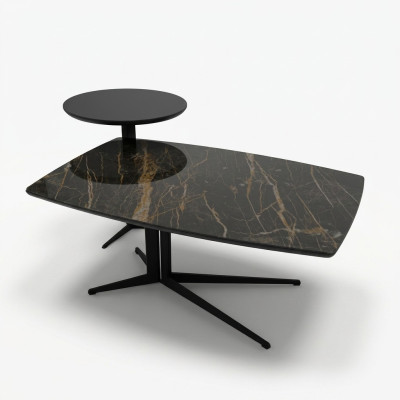 Luxury Living Room Complete Table Coffee Table Side Table Design Furniture