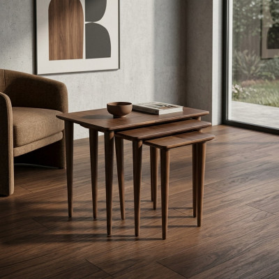 Brown side table modern design furnishing luxury coffee table living room