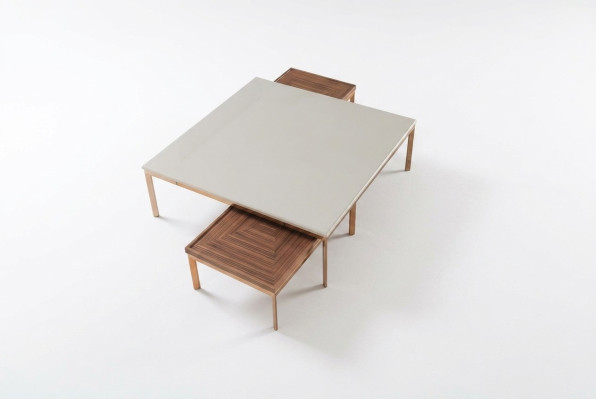 Living room set complete 3-piece modern new coffee table with 2 side tables