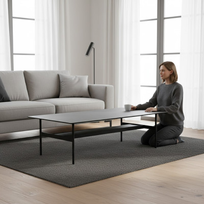Black coffee table living room furniture design coffee table new furniture