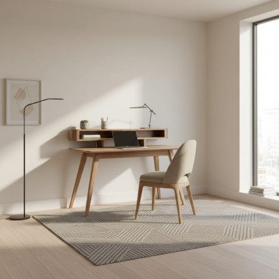 Desk wood furniture computer desk table luxury design furnishing new
