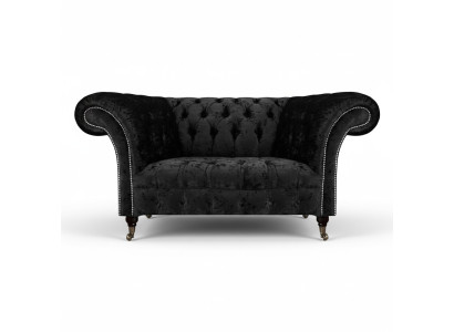 Chesterfield Sofa Two-Seater Couch Living Room Fabric Upholstered Seat Upholstered Furniture