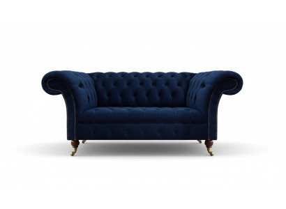 Living room sofa two-seater couch upholstered furniture Chesterfield design furniture