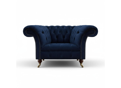 Luxury design armchair living room furniture Chesterfield upholstered furniture