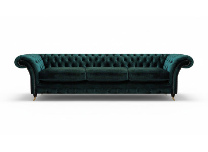 Chesterfield furniture living room sofa couch three-seater furnishing upholstered furniture