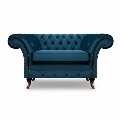 Designer Chesterfield Armchair New Luxury Seating Furniture Upholstery Living Room