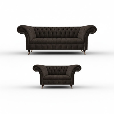 Designer complete luxury sofas upholstered couch designer complete Chesterfield