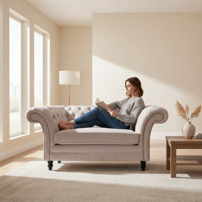 Upholstered furniture armchair new furniture seat living room Chesterfield modern furnishings