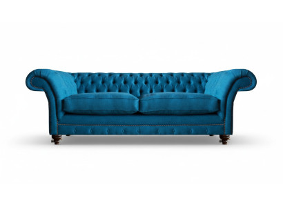 Living room textile sofa two-seater couch furniture seat furniture Chesterfield