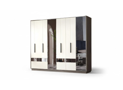 Modern luxury wooden wardrobe