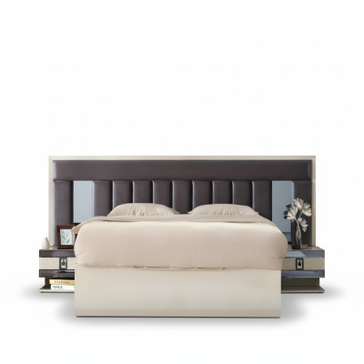 Modern luxury wooden double bed design beds double bed