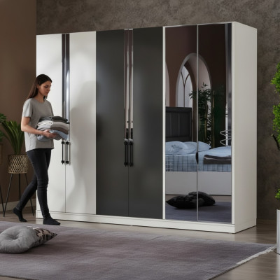 Luxury wooden wardrobe