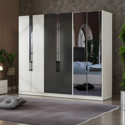 Luxury wooden wardrobe