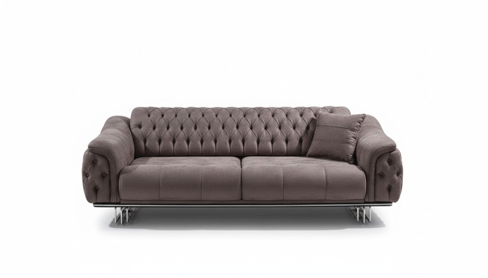 Modern luxury three-seater Chesterfield sofa
