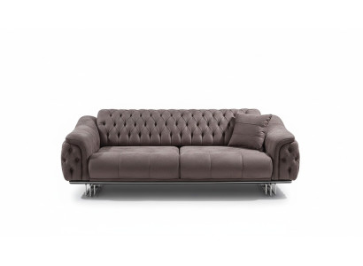 Modern luxury three-seater Chesterfield sofa