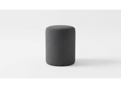 Gray stool living room textile upholstery first-class exclusive furniture