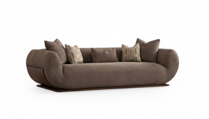 3-seater fabric sofa, luxury sofa for living room, new modern furniture