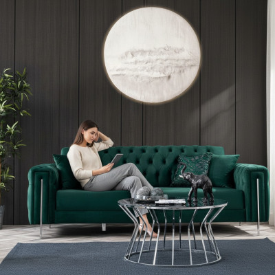 3-seater fabric sofa modern sofa set