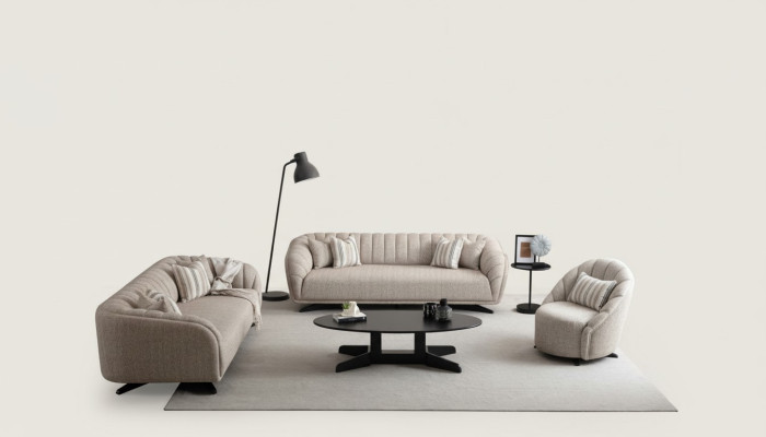 3-seater sofa set Modern Luxury Design Sofa Armchairs New