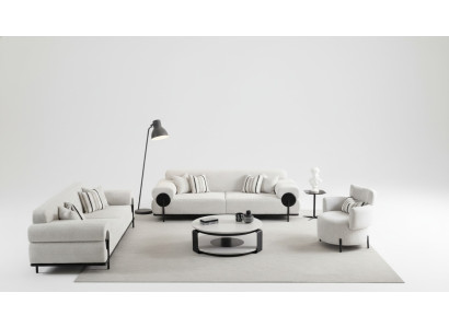 3-seater sofa set Modern Luxury Design Sofa Armchairs New