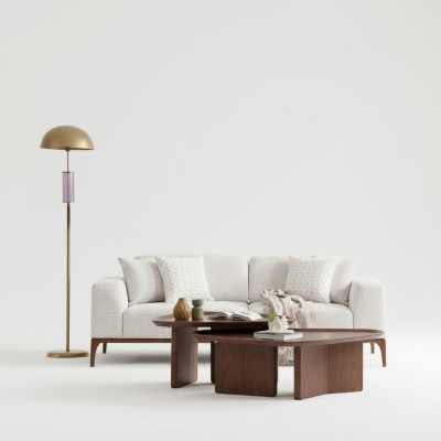 Luxury design sofa for 3 people, modern upholstered sofas, new furniture