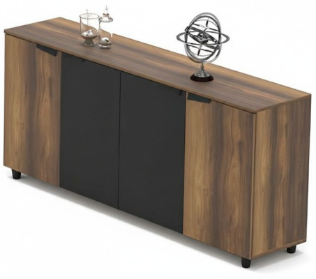 Office cabinet file cabinet sideboard dresser study brown black